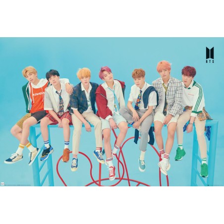 K-POP - BTS - Group Blue