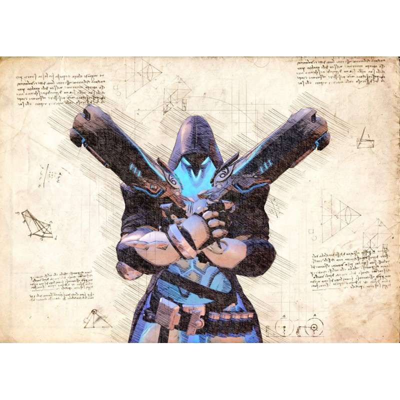 The Hobbit - Parchment map, Pergament karta The Hobbit - Parchment map, Pergament karta