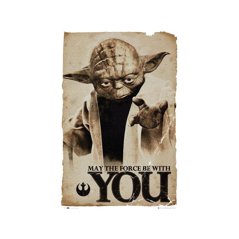 Star Wars - Yoda - May the force be with you Star Wars - Yoda - May the force be with you