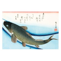 Ando Hiroshige - Karp - Asiatisk konst