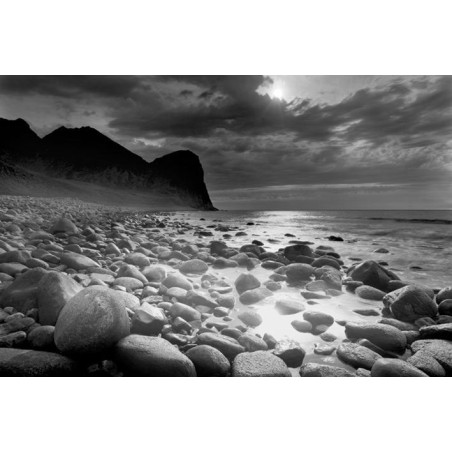 Pebble Beach - Black and White