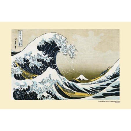 Hokusai - The great wave of Kanagawa - Asiatisk konst
