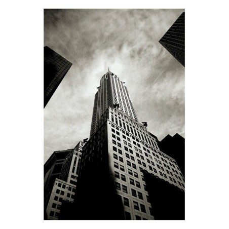 New York - From Below - Black and White