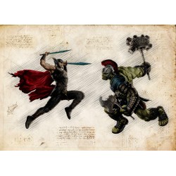 The Hobbit - Parchment map, Pergament karta