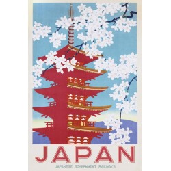 Japanese Goverment Railways - Blossom - Asian Art