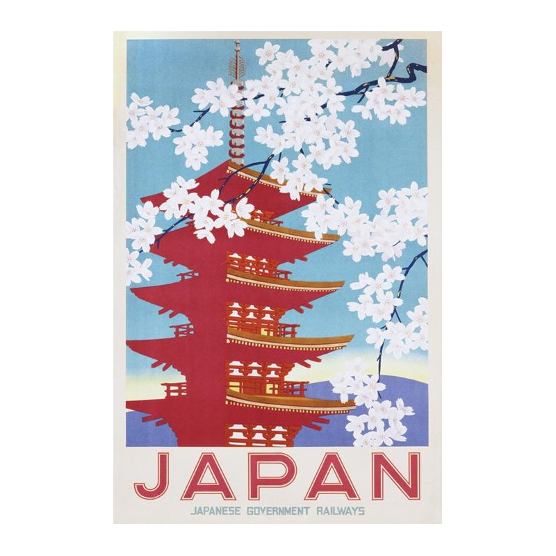 Japanese Goverment Railways - Blossom - Asian Art Japanese Goverment Railways - Blossom - Asian Art