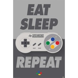Nintendo - Eat Sleep SNES Repeat