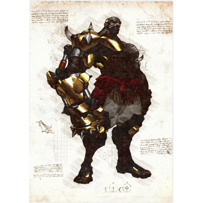 The Hobbit - Parchment map, Pergament karta The Hobbit - Parchment map, Pergament karta