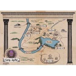 The Hobbit - Parchment map, Pergament karta
