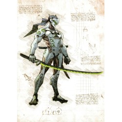The Hobbit - Parchment map, Pergament karta