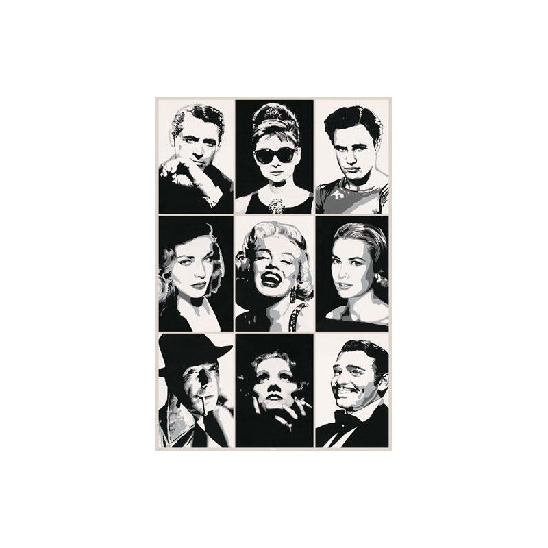 Famous actors - Pop art Famous actors - Pop art