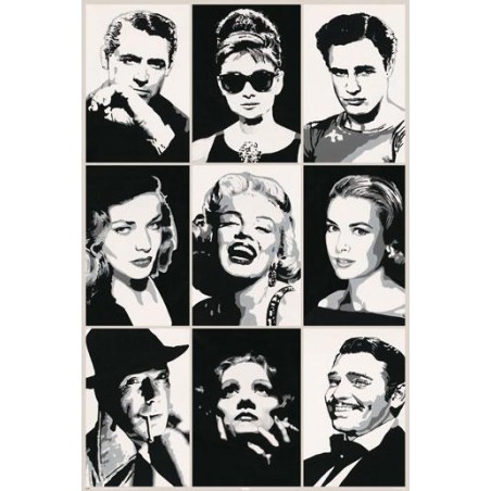 Famous actors - Pop art