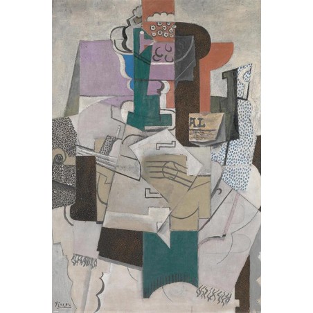 Picasso (Fruit Dish, Bottle and Violin)