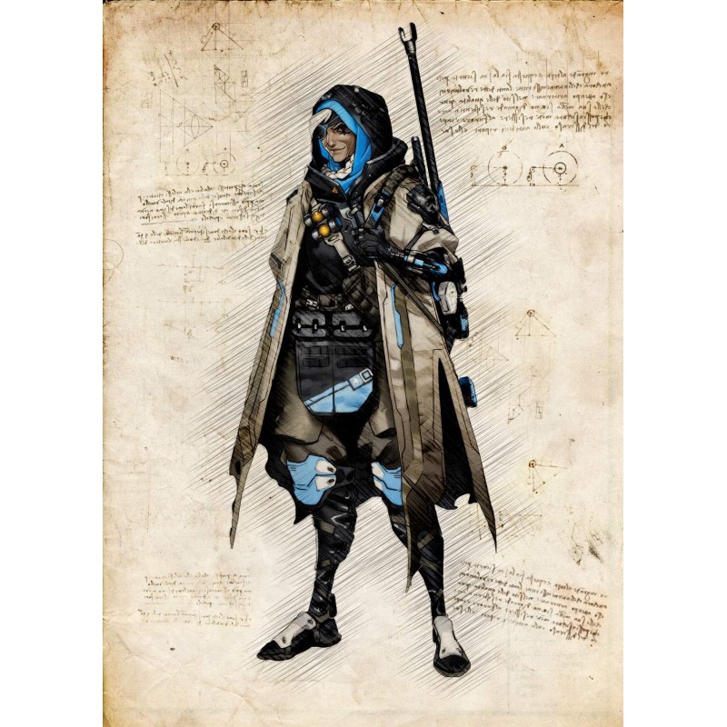 The Hobbit - Parchment map, Pergament karta The Hobbit - Parchment map, Pergament karta