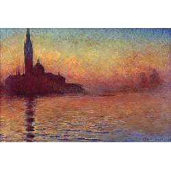   Claude Monet (San Giorgio Maggiore at Dusk)
