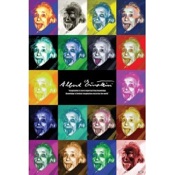 Albert Einstein pop art quote