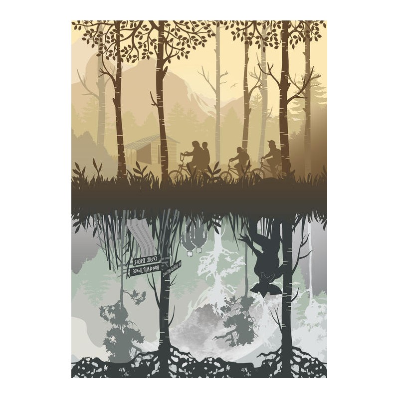 The Hobbit - Parchment map, Pergament karta The Hobbit - Parchment map, Pergament karta