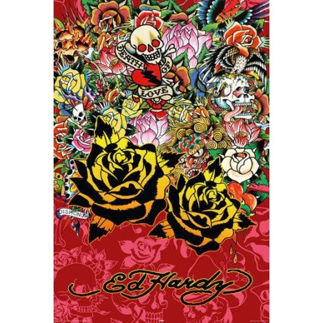 Ed Hardy Poster - New York