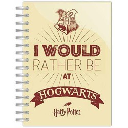 Anteckningsbok - Harry Potter Notebook - I would  rather be at Hogwarts