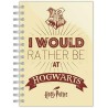Anteckningsbok - Harry Potter Notebook - I would  rather be at Hogwarts