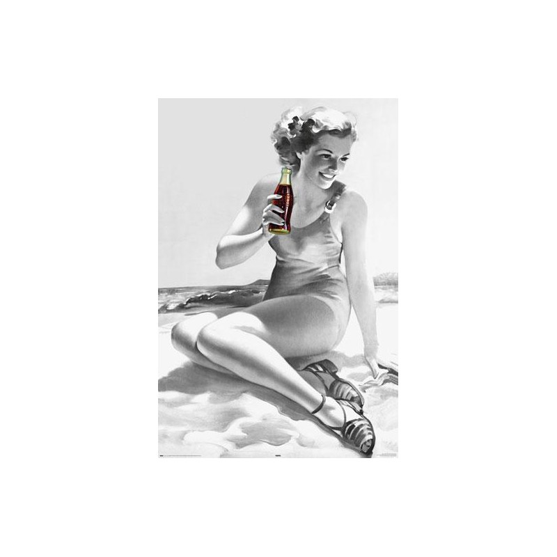 Coca Cola Beach Pin-Up Coca Cola Beach Pin-Up