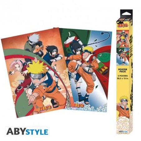 NARUTO SHIPPUDEN - Set 2 Chibi Posters - Team 7