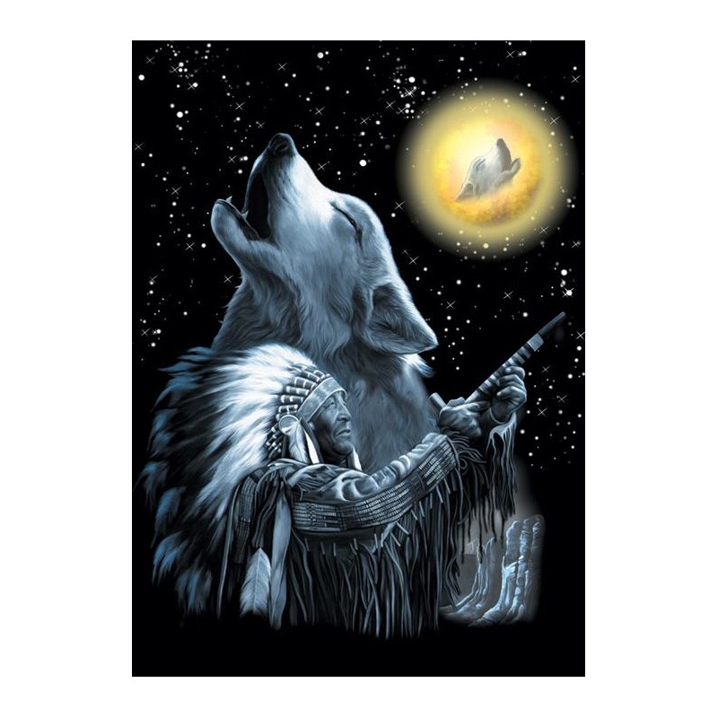 Howling wolf & Indian Chief - Varg Howling wolf & Indian Chief - Varg