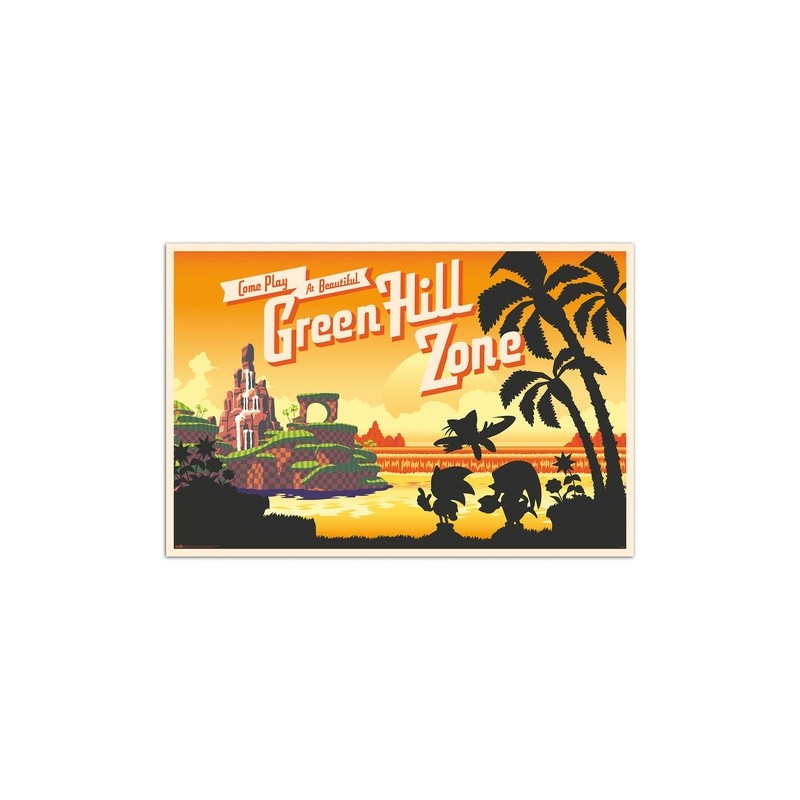 SONIC THE HEDGEHOG - COME PLAY AT BEAUTIFUL GREEN HILL ZONE SONIC THE HEDGEHOG - COME PLAY AT BEAUTIFUL GREEN HILL ZONE
