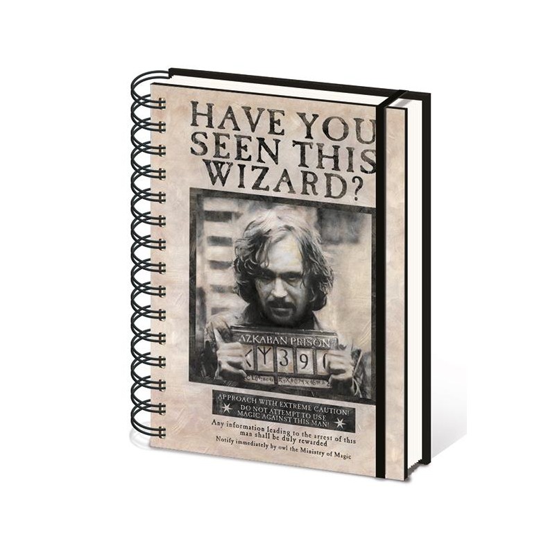 Anteckningsbok - Harry Potter (Wanted Sirius Black) Anteckningsbok - Harry Potter (Wanted Sirius Black)