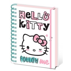 Anteckningsbok - HELLO KITTY (INSTA CUTENESS) A5 WIRO NOTEBOOK