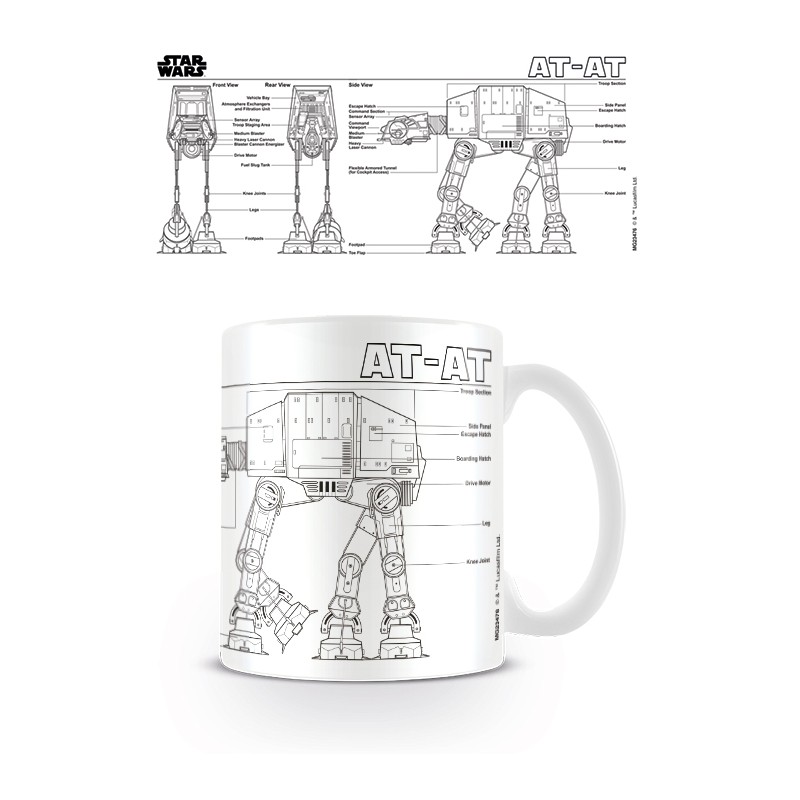 Star Wars - AT AT Sketch - Mugg Star Wars - AT AT Sketch - Mugg