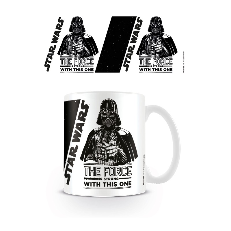 Star Wars - The Force is Strong with this one - Mugg Star Wars - The Force is Strong with this one - Mugg