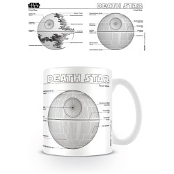 Star Wars - Death Star Sketch - Mugg