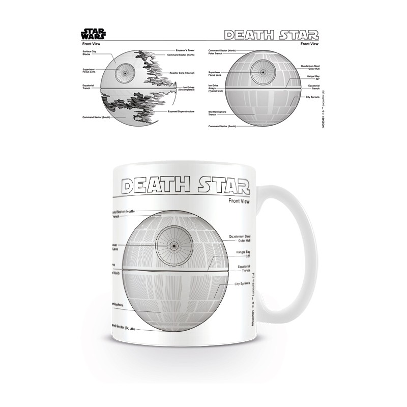 Star Wars - Death Star Sketch - Mugg Star Wars - Death Star Sketch - Mugg