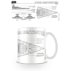 Star Wars - Star Destroyer Sketch - Mugg