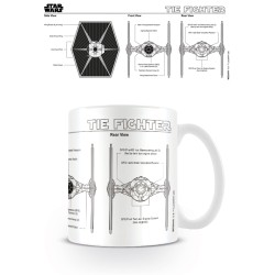 Star Wars - Tie Fighter Sketch - Mugg