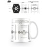 Star Wars - Tie Fighter Sketch - Mugg