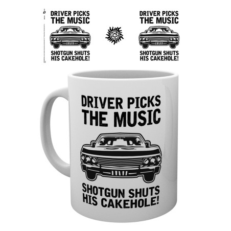 Supernatural - Driver picks the music - Mugg