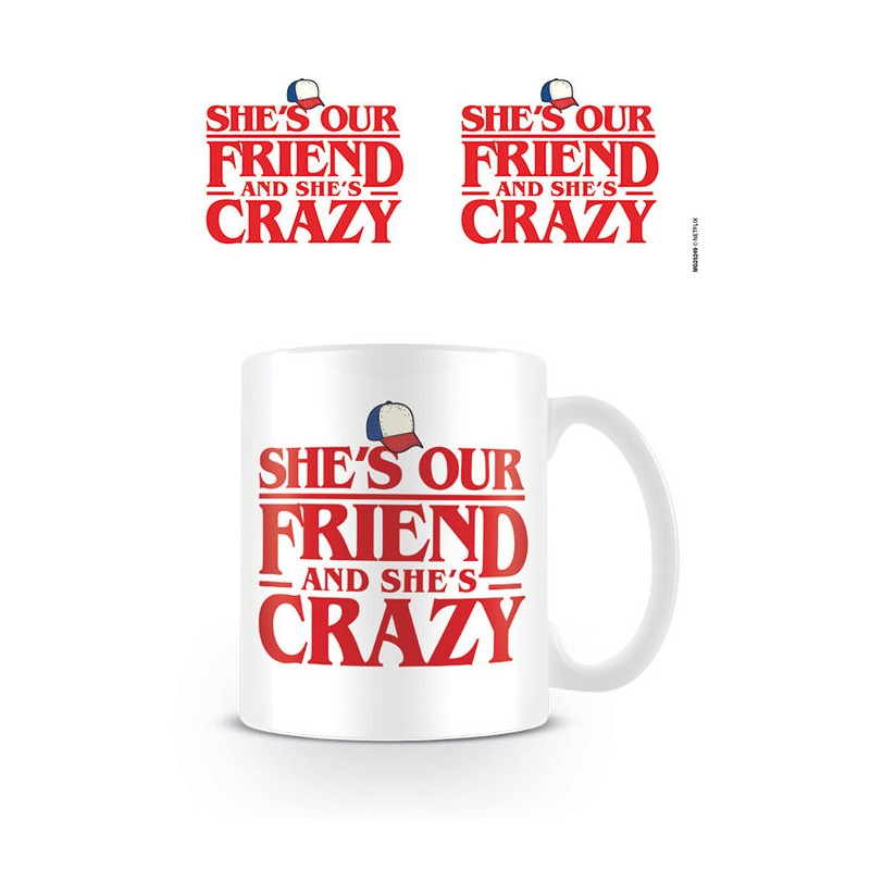 Stranger Things - Shes Our Friend - Mugg Stranger Things - Shes Our Friend - Mugg