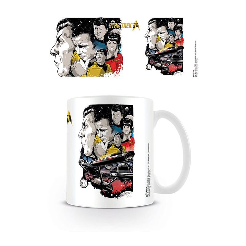 Star Trek (Boldly Go) - 50th Anniversary - Mugg Star Trek (Boldly Go) - 50th Anniversary - Mugg
