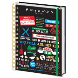 Anteckningsbok - Friends (Infographic)