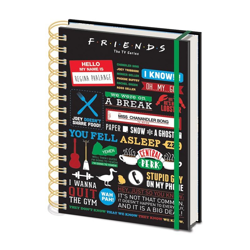 Anteckningsbok - Friends (Infographic) Anteckningsbok - Friends (Infographic)