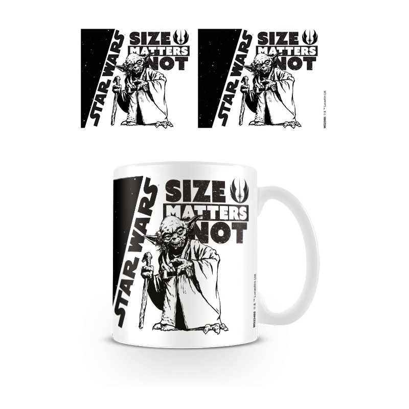 Star Wars - Size Matters Not - Mugg Star Wars - Size Matters Not - Mugg