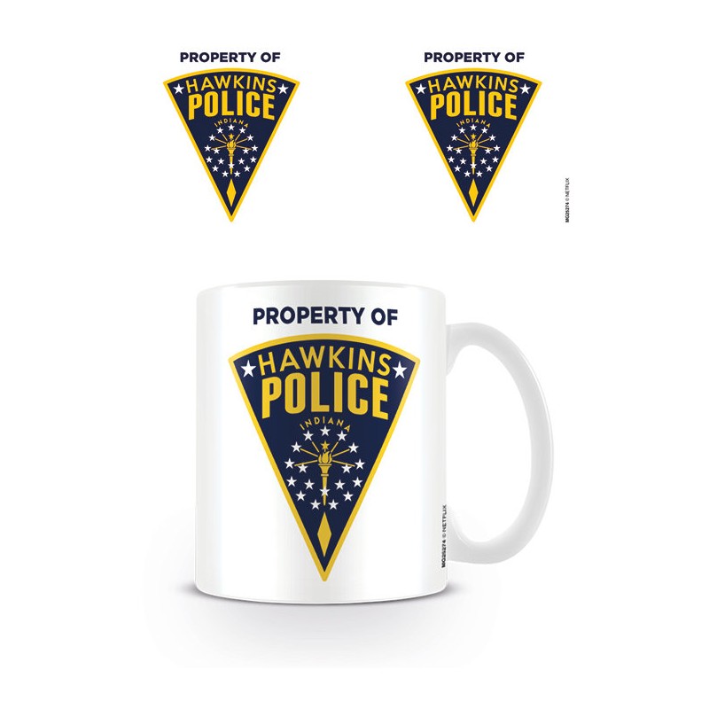 Stranger Things - Hawkins Police Badge - Mugg Stranger Things - Hawkins Police Badge - Mugg