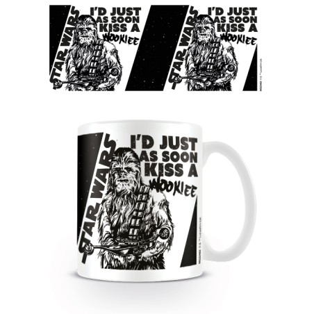 Star Wars - Kiss a Wookie - Mugg