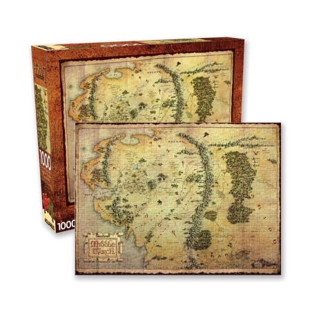 The Hobbit - Pussel - Map