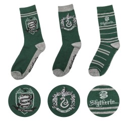 Harry Potter - Strumpor - Slytherin 3-Pack