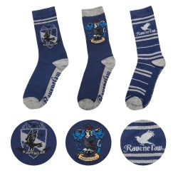 Harry Potter - Strumpor - Ravenclaw 3-Pack