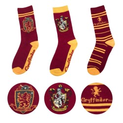 Harry Potter - Strumpor - Gryffindor 3-Pack