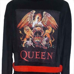 Queen Badrock i svart fleece storlek M-L